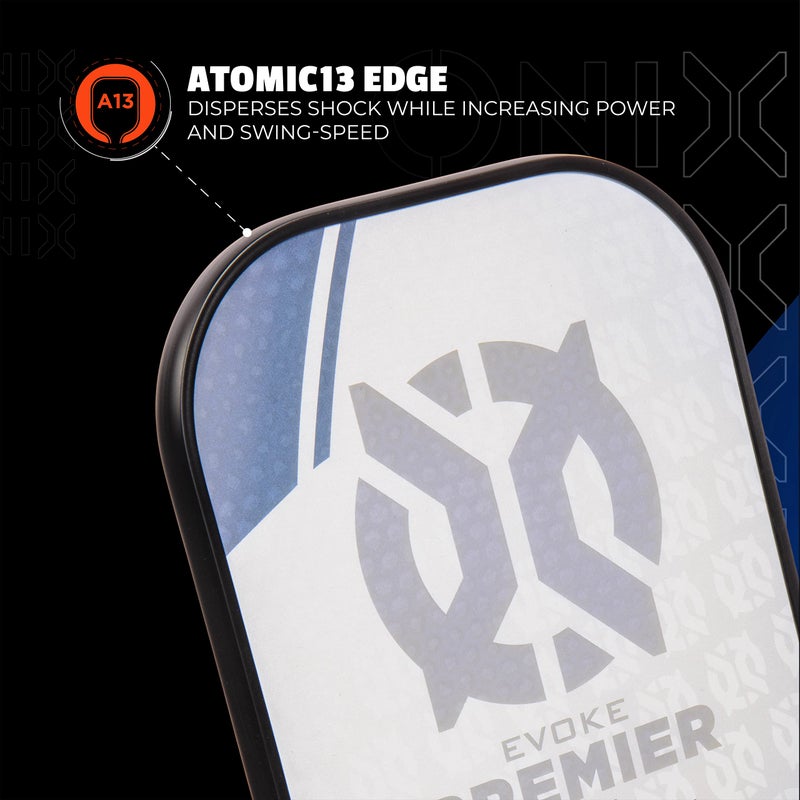 ONIX Evoke Premier Pickleball Paddle, Blue, Heavy weight - Image 4